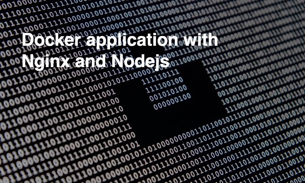 Docker application with Nginx and Nodejs